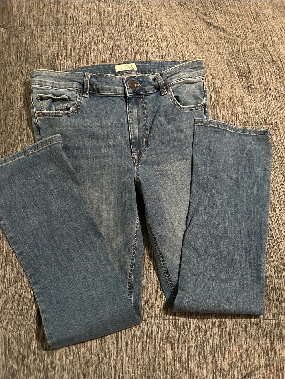 Maurices Light Blue Straight Leg Jeans